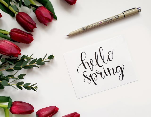 Bannière promotion printemps